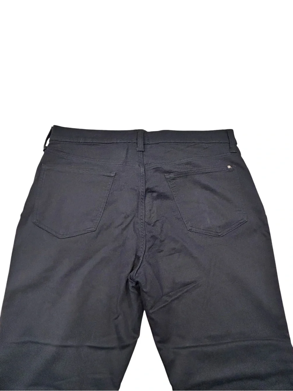 Banana Republic Men’s Black Straight-Leg Pants 36x30 Casual Cotton RN 137013